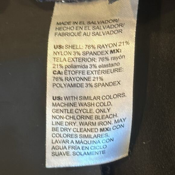 Chico's Women's So Slimming 360 Brigitte Ankle Pants Black Size 6 - Picture 8 of 10